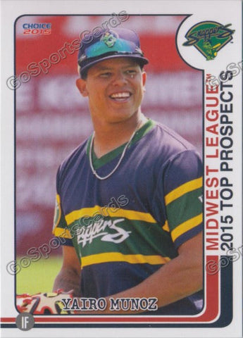 2015 MidWest League Top Prospect Yairo Munoz