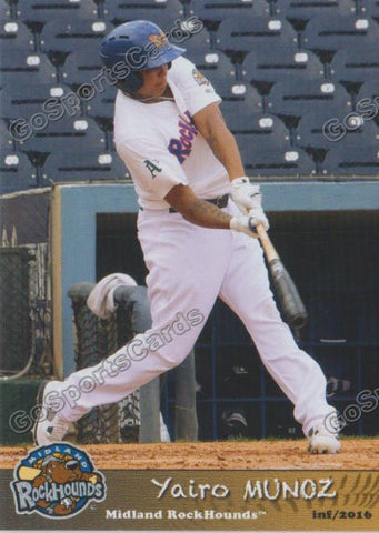 2016 Midland RockHounds Yairo Munoz