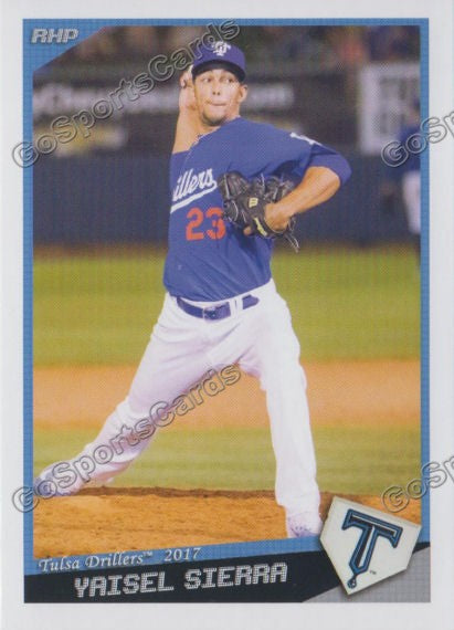 2017 Tulsa Drillers Yaisel Sierra