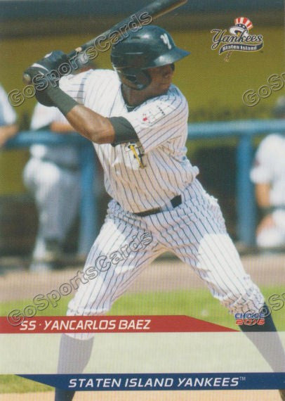 2016 Staten Island Yankees Yancarlos Baez
