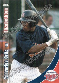 2006 Elizabethton Twins Yancarlos Ortiz