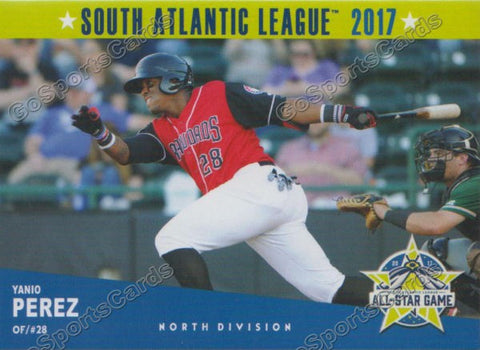 2017 South Atlantic League All Star ND Yanio Perez