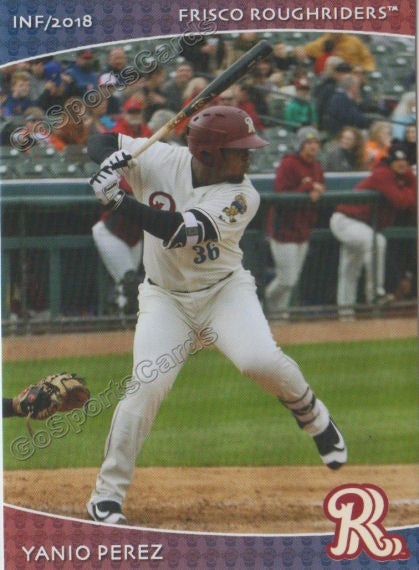 2018 Frisco RoughRiders Yanio Perez