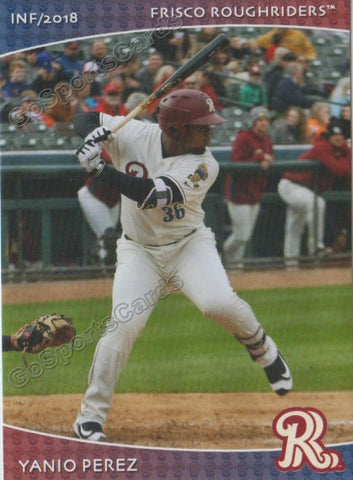2018 Frisco RoughRiders Yanio Perez