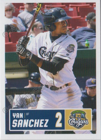2018 Kane County Cougars Yan Sanchez