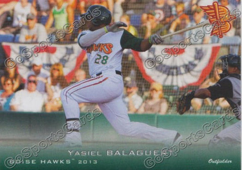 2013 Boise Hawks Yasiel Balaguert