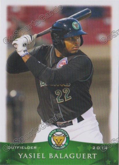 2014 Kane County Cougars Yasiel Balaguert