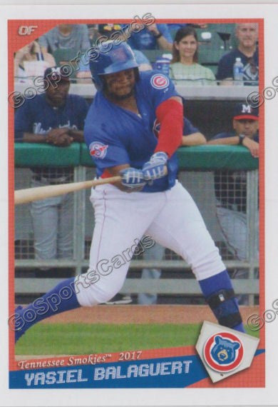 2017 Tennessee Smokies Yasiel Balaguert