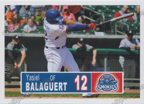 2018 Tennessee Smokies Yasiel Balaguert