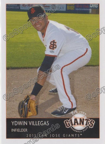 2013 San Jose Giants Ydwin Villegas