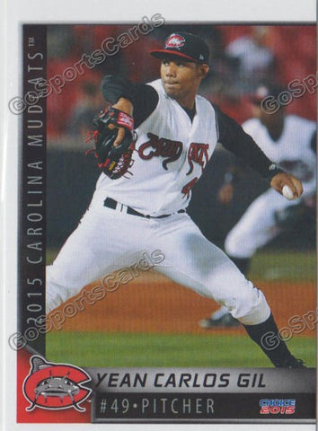 2015 Carolina MudCats Yean Carlos Gil