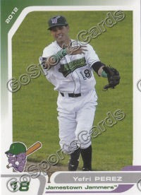 2012 Jamestown Jammers Yefri Perez