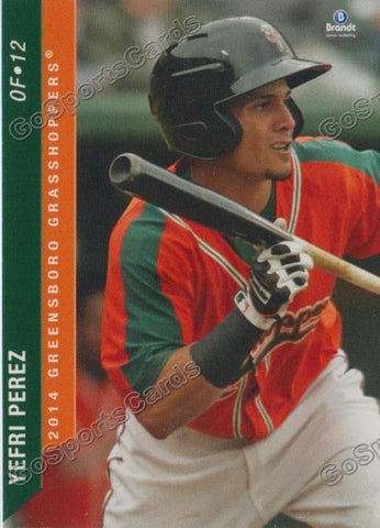 2014 Greensboro Grasshoppers Yefri Perez