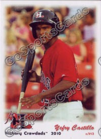 2010 Hickory Crawdads Yefry Castillo