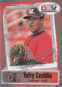 2011 Hickory Crawdads DAV Yefry Castillo