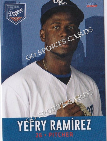 2022 Oklahoma City Dodgers Yefry Ramirez