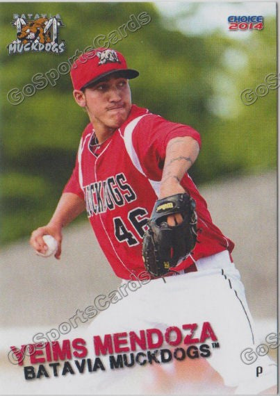 2014 Batavia Muckdogs Yeims Mendoza