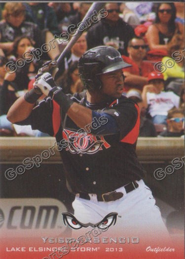 2013 Lake Elsinore Storm Yeison Asencio