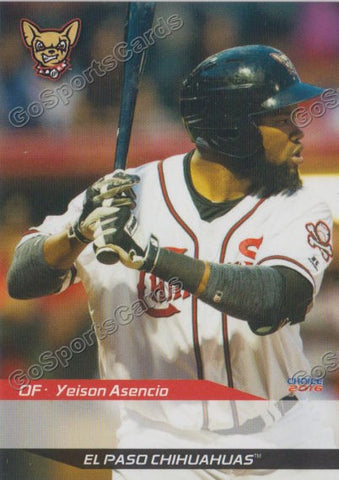 2016 El Paso Chihuahuas Yeison Asencio