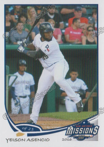 2016 San Antonio Missions Yeison Asencio