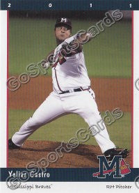 2011 Mississippi Braves Yeliar Castro