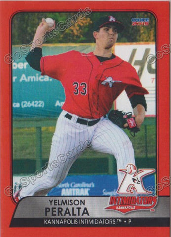 2015 Kannapolis Intimidators Yelmison Peralta