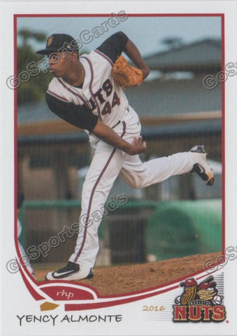 2016 Modesto Nuts Yency Almonte