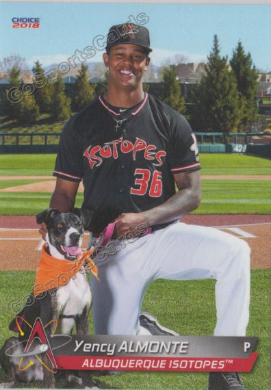 2018 Albuquerque Isotopes Yency Almonte