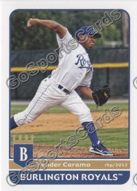 2012 Burlington Royals Yender Caramo