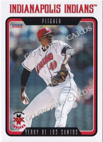 2023 Indianapolis Indians Yerry De Los Santos