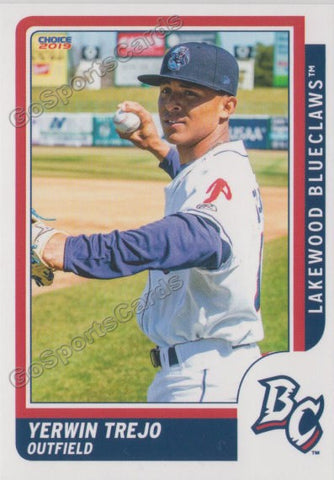 2019 Lakewood BlueClaws Yerwin Trejo