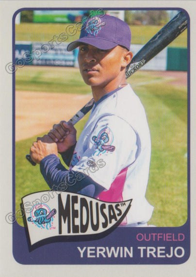 2019 Medusas de Lakewood BlueClaws Yerwin Trejo