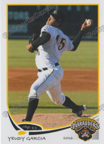 2016 Bradenton Marauders Yeudy Garcia