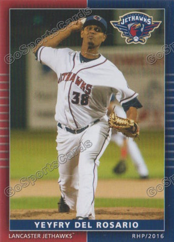 2016 Lancaster JetHawks Yeyfry Del Rosario