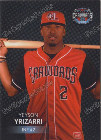 2017 Hickory Crawdads Yeyson Yrizarri
