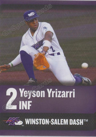 2018 Winston Salem Dash Yeyson Yrizarri