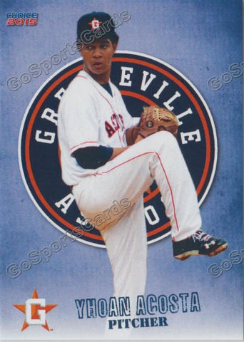 2015 Greeneville Astros Yhoan Acosta