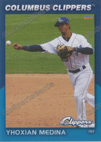 2016 Columbus Clippers Yhoxian Medina