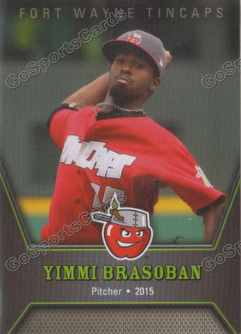 2015 Fort Wayne Tincaps Yimmi Jimmy Brasoban