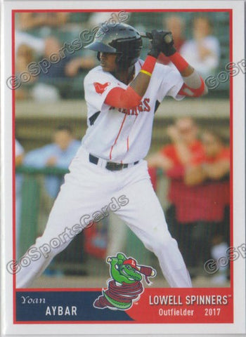 2017 Lowell Spinners Yoan Aybar