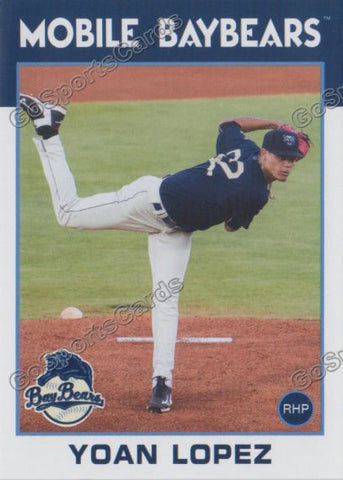2016 Mobile BayBears Yoan Lopez