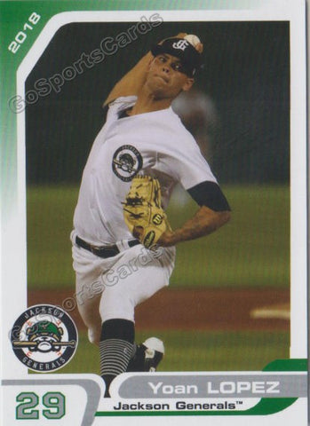 2018 Jackson Generals Yoan Lopez