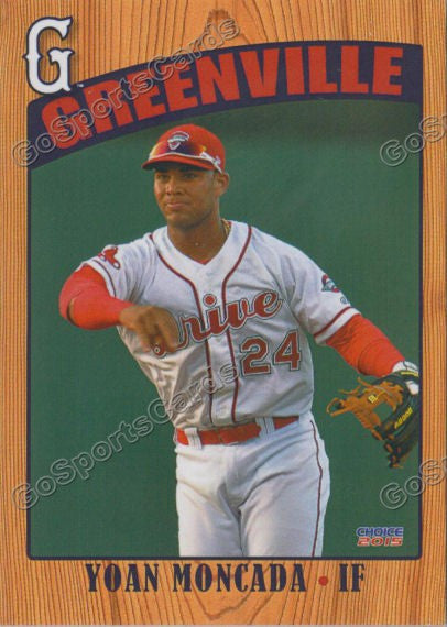 2017 Greenville Drive 2015 ReIssue Yoan Moncada