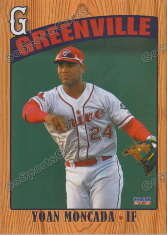 2017 Greenville Drive 2015 ReIssue Yoan Moncada