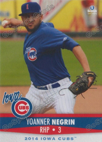 2014 Iowa Cubs Yoanner Negrin