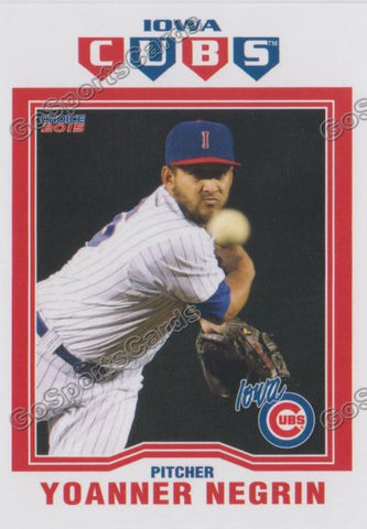 2015 Iowa Cubs Yoanner Negrin