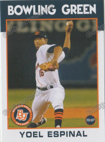 2016 Bowling Green Hot Rods Yoel Espinal