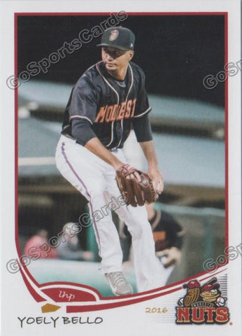 2016 Modesto Nuts Yoely Bello