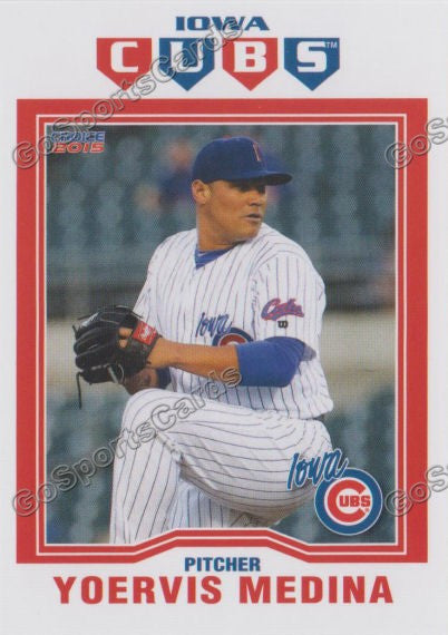 2015 Iowa Cubs Yoervis Medina