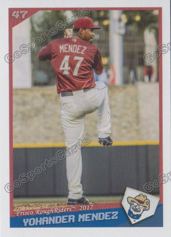 2017 Frisco RoughRiders Yohander Mendez